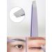 Classic Precision Slant Eyebrow Tweezer Eyebrow Scissors Hair Removal Tweezer with a Bag for Women and Men Professional Precision Tweezers for Eyebrows(Purple) - Buy Online on GoSupps.com
