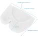 JYCCH 5 Pairs Gel Toe Protectors - Callus Cushions for Ballet Pointe - Adult Women (Closed White) - Buy Online on GoSupps.com