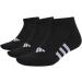adidas Unisex Performance Cushioned Low Socks - 3 Pairs in Black (Size 43-45) | International Shipping Available - Buy Online on GoSupps.com