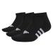 adidas Unisex Performance Cushioned Low 3 Pairs Socks black/black/black 43-45 Gestreift