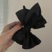Wiwpar Large Chiffon Hair Bow Claw Clip - Black Ribbon Bow Barrette for Women & Girls - Buy Online on GoSupps.com