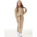 Leyay Girl's Khaki Cropped Hoodie and Sweatpants Set - Size 6-7 Years - Buy Online on GoSupps.com