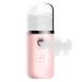 Nano Mister for Lash Extensions - Hydrating Handy Handheld Nano Facial Mist Sprayer | Face Facial Sprayer for Skin Care Refreshing Revitalizing & Soothing - Face Steamer for Daily Use Rowces Pink