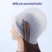 MILANGE Pre-punched Highlight Cap 2 Sets - White and Purple Silicone Hair Dye Cap for Highlights - Professional Tipping Cap for Home and Salon Use - Buy Online on GoSupps.com
