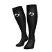 Strength shop sport compression stockings men & women 1 pair unit size (39-48.5) breathable & weld-absorbing compression socks for weightlifting deadlift & Co. Black