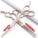 SHARONDS 440C Black Hair Cutting Scissors Set - 7 inch & 6 inch Thinning Scissors for Professional Hair Styling - International Shipping Available - Buy Online on GoSupps.com