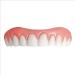 Batlam false teeth veneers dental replacement for upper jaws bright white color comfortable artificial teeth for men women adults self-confident smile