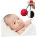 Ifundom 1stk Fehester Baby Visual Training Ball - Soft Bite Toy for Toddlers | 25x10cm Black & White Baby Ball - Buy Online on GoSupps.com