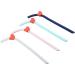 Foldable Silicone Straws Easy Cleaning Portable Foldable Silicone Straws Odorless Blue Pink Green Gray Safe for Camping Picnics - Buy Online on GoSupps.com