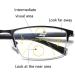 Dibako Photochrome Multifocal Reading Glasses - Unisex Anti Blue Light Half Frame (+1.00) - International Shipping Available - Buy Online on GoSupps.com