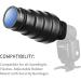 Soonpho Conical Snoot Kit: Aluminum Alloy Snoot with Grid & 5 Color Gels - Buy Online on GoSupps.com