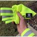 Reflective Bands Set for Cyclists and Runners - Green Arm, Ankle, Wrist, and Leg Straps - 4 Pack - Buy Online on GoSupps.com