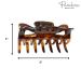 Parcelona French Classic Tortoise Shell Brown Celluloid Jaw Claw Hair Clip for Women - Made in France - Buy Online on GoSupps.com