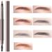 miduoidn Double Head Automatic Eyebrow Pencil Colorful Rotary Pen Waterproof Lasting Makeup Tool Exquisite Sweat-proof Eyebrow Pen Black - Buy Online on GoSupps.com