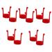 Hemoton 10 Pcs Eye Drop Holder Tool Dropper Eye Drop Applicator Guides Eye Drop Racks Useful Eye Drops Holders Storage Bracket Eye Drops Aid Racks Storage Rack Portable Red 3.00X2.00X2.00CMx5pcs Redx5pcs