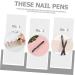 minkissy Nail Pen Extension Gel Pen Nail Art Tips Builder Pen Liner Pen Nail Polish Nail Polish Drawing Pen Gel Nail Tool Nail Tools Nail Liner Pen Abs Decorative Brushes Manicure 14X1X1CM Black - Buy Online on GoSupps.com