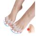 2 pairs of soft gel toe spreader toe separator made of soft silicone gel for hallux valgus bunion relif toe spreader suitable for women men