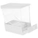 Ultechnovo cotton swab roller box cotton holder tooth holder storage owner Storage box for gutter roller holder from the press type make -up bag for drawer white oral care container for