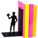 Buy Balvi Hamlet Black Metal Bookend - Unique Design for Stylish Home Organization | International Shipping Available - Buy Online on GoSupps.com