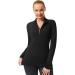 JACK SMITH Women's Fleece Half Zip Athletic Running Pullover XXL Black - Buy Online on GoSupps.com