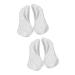 Healvian 2pcs Pair Transparent Shoe Inserts Silicone Gel Arch Shoe Insole Womens Shoe Inserts Womens Insoles Arch Support Gel Pads Insoles for Women Heels Half Size Pad Women's High Heel
