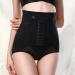 High Waist Sauna Belly Trainer Belt - Black Corset Body Shaper for Postnatal Recovery - Size L - Buy Online on GoSupps.com
