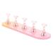 Ipetboom 1 Set Nail Practice Holder Magnetic Fake Nail Holder Beauty Nail Holders Training Nail Racks Beauty Nail Racks Beauty Nail Display Acrylic Nail Stand Manicure Nail Polish Plastic