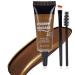 SLYHHZHMY Eyebrow tint with two eyebrow shades Eyebrow tint set Water and smudgeresistant Eyebrow mascara without additives 1