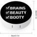 Beauty Brains and Booty Portable Contact Lens Case with Mirror - Travel-Friendly Lens Box - Buy Online on GoSupps.com