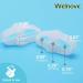 Welnove Pack of 6 Bunion Corrector Toe Separators with 2 Loops Big Toe Space Suitable for Bunion and Overlap Toe (White) White*6 Pcs - Buy Online on GoSupps.com