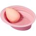 Teksome Makeup Brush Cleaner Mat - Silicone Foldable Brushes Scrubber Bowl Compact Washing Supplies For Cleansing Makeup Sponges Brushes & Applicators Pink - Buy Online on GoSupps.com