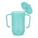Convalescent Drinking Aids Spill Proof Feeding Cup with Extended Straw Self Feeding Assistant Device Drinking Utensils for Handicapped Stroke Parkinson Patients Bedridden Elderly (Blue)