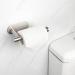 NearMoon Self Adhesive Toilet Paper Holder - Rustproof SUS304 Stainless Steel, No Drilling Needed - 1 Pack Brushed Nickel - Ideal for Bathroom, Kitchen, Washroom - Buy Online on GoSupps.com