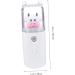 FOMIYES Moisturizer Mini Humidifier Facial Steamer Rechargable Travel Size Humidifier Face Steamer 3.8x3.8x10.8cm White - Buy Online on GoSupps.com