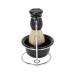 Shaving Brush Set Good Gift Beard Shaving Brush Facial Care Large Capacity 3pcs Shaving Stand for Travel for Men