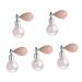 FOMIYES Sparkle Hair Spray 5pcs High Gloss Dusting Glitter Eye Shadow Hair Shimmering Spray Powder Miss Highlighter Body 7.5x7cmx5pcs Pinkx5pcs