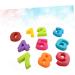 Alipis 10pcs Silicone Molds Silicone Baking Mold Number Molds Number Fondant Mold 10 Piece Set Fudge - Buy Online on GoSupps.com
