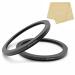 95 to 82mm Metal Step Rings, 95mm to 82mm Step Down Ring Filter Ring Adapter for 95mm Camera Lens & 82mm UV CPL ND Filters Hoods Caps LingoFoto 95-82mm