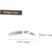 FOMIYES 30 Pcs Eyebrow Stickers Makeup Stickers Eyebrows Artificial Eyebrow Tattoos Three-dimensional Tool - Buy Online on GoSupps.com