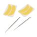 U Shape Eyelash Pad Lash Perm Tool Soft Silicone Reusable Curling Rods Set Universal Assist for Eyelash Extension and Curling Lash Rods Silicone Eyelash Patch Eyelash