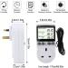 Gobesty Digital Temperature Controller Thermostat Outlet Socket 230 V Digital Thermostat Outlet Plug with Temp Sensor Temperature Switch Heating Cooling Timer for Greenhouse Farm Aquarium Reptile - Buy Online on GoSupps.com