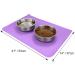 Joytale Non-Slip Silicone Dog & Cat Bowl Pad - Waterproof 53x37cm in Purple | Perfect Pet Accessory for Dogs & Cats - Shop Internationally - Buy Online on GoSupps.com