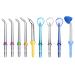Jerilla 9 pieces of mouth shower nozzle Set Subject D senspitz Compatible with Waterpik Water Flosser WP-100 WP-40 WP-560 WP-660 WP-811 WP-940 9 pieces with nasal linear nozzle