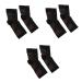 Ipetboom 3 Pairs Elastic Socks Ankle Brace Support Ankle Brace Achilles Tendonitis Foot Wraps Compression Foot Sleeves Compression Socks Ankle Protector Fs6 Sports