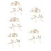 Beaupretty Hair Decorations Sets Hairpin Wedding Decorative Headpiece girls barrettes for girls clips deyer accesories bridal clip Party Headpieces Zinc alloy Hanfu Girl Hair Clips