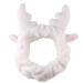 Demarkt shower headband spa headband face washing headband make up headband antlers decoration white