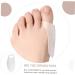 Healeved 6 Pairs Silicone Toe Sleeves & Toe Spacers - Toe Straightener & Separator for Hammer Toe, Bunion & Foot Valgus - White Corn Protector - Buy Online on GoSupps.com