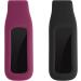 Buy kwmobile Clip Holder for Fitbit Luxe - Silicone Fitness Tracker Holder in Black Bordeaux | International Shipping Available - Buy Online on GoSupps.com