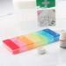 21-Compartment Rainbow Pill Organizer | Weekly Pill Box for 7 Days | Memo Pill Case for Easy Medication Storage - Buy Online on GoSupps.com