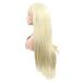 613 Blonde Lace Front Wig for Women - Long Soft & Realistic Heat-Resistant Synthetic Wig with Natural Hairline - 24 Inch Golden Straight Hair - Buy Online on GoSupps.com
